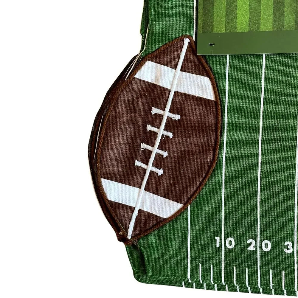 Fall Football TOUCHDOWN Placemats 13x19 Game Day Football Field Set of 4 New